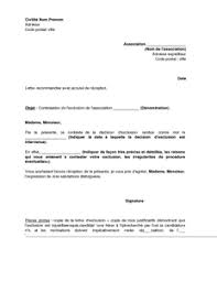 Lorsque vous proposez une date de départ, vous devez respecter le délai de préavis requis dans votre cas. Lettre De Contestation Par Un Membre De Son Exclusion D Une Association Modele De Lettre Gratuit Exemple De Lettre Type Documentissime