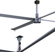 Industrial Floor Standing Permanent Magnet Hvls Fan with Pole