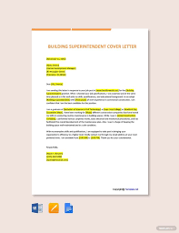 Your work helps medical practices run smoothly and h. Free Building Superintendent Cover Letter Template Google Docs Word Apple Pages Template Net Cover Letter Template Letter Templates Application Letter Template