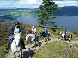 Horseback Riding Over Loch Ness Scotland Amazing Adventures Places To Go Horseback Riding
