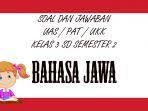 Bagas, akbar, nita, lan juwi 5. Soal Bahasa Jawa Kelas 3 Sd Semester 2 Dan Kunci Jawaban Soal Latihan Pat Uas Ukk Tribun Pontianak