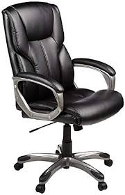 amazonbasics high back executive swivel chair black with pewter finish best ergonomic office chair best office chair most comfortable office chair