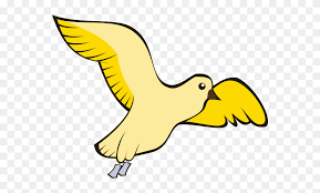 Choose from 710+ cartoon bird graphic resources and download in the form of png, eps, ai or psd. Bird In Flight Cartoon Birds Flying Png Yellow Clipart 5648298 Pinclipart