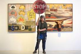 Artist Karla Dickens turned her life around in Australia's 'best jail'