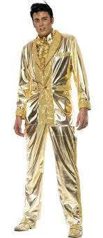 Just by putting it on nice and pressed and wearing matching color. Herren Gold Elvis 1950s Celebrity Star Musiker Kostum Outfit M L Ebay