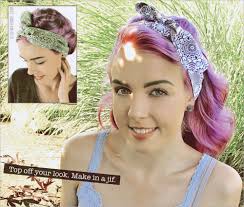 If your hair could do with freshening up but you don't have the time, spritz with some dry shampoo and use a headband to cover greasy roots. Reversible Headband Ties Or Hair Wraps Sew4home