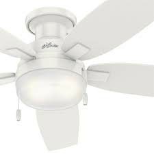 Shop the latest white 52 inch ceiling fan and choose from top modern and contemporary designer brands at ylighting. Hunter 59186 52 In Contemporary Ceiling Fan With Led Light Kit Fresh White For Sale Online Ebay