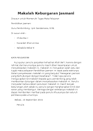 Kebugaran jasmani kebugaran jasmani adalah kemampuan seseorang dalam melakukan aktivitas contoh: Doc Makalah Keburgaran Jasmani Salsabila Sekar Kinanti Academia Edu
