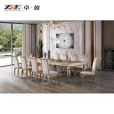 Amish hand crafted solid wood custom dining roomtables. China Champagne Gold Design Luxury Dubai Furniture Dining Room Set In Solid Wood China Dining Furniture Dining Room Sets