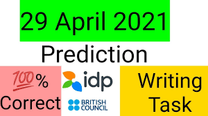 Written by priya in news & gossips. 29 April 2021 Ielts Exam Prediction Writing Topics Idp Bc Predictions Are Correct Youtube