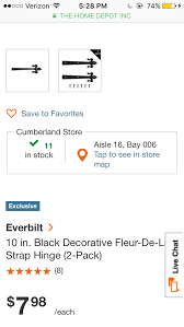 Pin By Casey Clark On Hardware Strap Hinges Home Depot Hinges