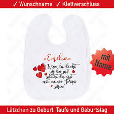Sabberlatz Motiv Wunschname Babylatzchen Geschenk Spruche Baby Spruche