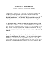 One for each of the following: Avoiding Comma Splices Punctuation Worksheet Teaching Resources