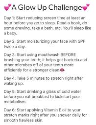 30 Day Challenge 1 In 2020 Hair Growth Challenge Health And Beauty Tips Glow Up Tips