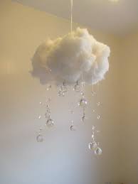 Large Ice Ball Crystal Cloud Nightlight Handmade From The Finest Clear Faceted Crystal Balls Fluffy Fiber Fil Diy Chandelier Cloud Night Light Unique Lighting