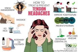 How To Manage Tension Headaches At Home Emedihealth Home Remedy For Headache Tension Headache Stress Headache