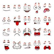 Expressive Funny Face Character Element Embarrassed Mad Shock Png And Vector With Transparent Background For Free Download Cartoon Faces Expressions Cartoon Expression Angry Cartoon Face