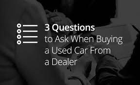 We did not find results for: 3 Questions To Ask When Buying A Used Car From A Dealer
