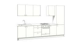 This bespoke kitchen island features an undermount sink and ever popular quooker tap finished in burnished brass. Shaker Kitchen In Fossil Grey Wren Kitchens