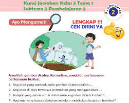 Mulai dari jawaban soal pilihan ganda, esai, dan uraian sudah kami sediakan. Lengkap Kunci Jawaban Kelas 5 Tema 1 Subtema 2 Pembelajaran 2 Simple News Kunci Jawaban Lengkap Terbaru