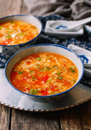 Chinese Tomato Egg Drop Soup The Woks Of Life Recipe Egg Drop Soup Egg Drop Soup And Salad