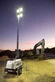 Pr Power Mobile Lighting Tower For The Construction Civil Works Road Works Events And Industrial Industry Ingenieria Civil Ingenieria