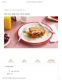 Begin drizzling in the oil slowly, whisking all the while. On The Run Egg Yolk Sauce