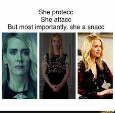 She protecc She attacc But most importantly, she a snacc - iFunny |  American horror story memes, Ahs, Ahs funny