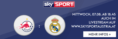 Vor allem, wenn man schaut, wer bei rapid bereits die. Red Bull Salzburg Real Madrid Stream