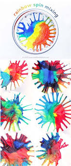 Science Art Rainbow Spin Mixing Babble Dabble Do Science Art Projects Rainbow Art Science Art