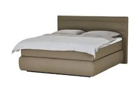 Hier muss allerdings wegen des niedrigen gestells auf die sonst übliche komforthöhe verzichtet werden. Wohnwert Boxspringbett Dormian Bolge High Sahara Taupe