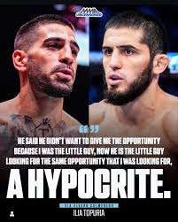 Ilia Topuria: "It's unfortunate that Makhachev ran away. 17-0" 🌹