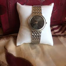 alain frederic paris kol saati orijinal ve etiketli celik vintage vintagesaat vintagewatch saat s mesh strap watch kors watches michael kors watch