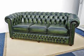 View location, address, reviews and opening hours. 3 5 Seat Chesterfield Sofa Antique Green Leather New