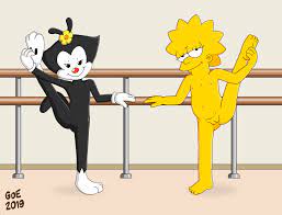 Post 3369471: Animaniacs Dot_Warner Lisa_Simpson The_Simpsons good_or_evil