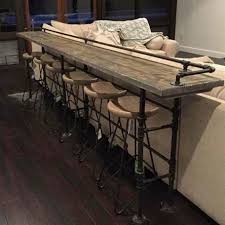 I Am Seriously In Love Bar For Behind The Chairs In The Media Room Bar From Wood And Pipes Wonderful Diy Bar Homedecorideaslivingroom In 2020 Bars For Home Home Home Decor