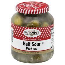 Amazon Com Ba Tampte Half Sour Pickles 32 0 Oz Pack Of 1 Grocery Gourmet Food