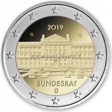 The german bundesrat is a legislative body that represents the sixteen länder (federated states) of germany at the federal level (german: 2 Euro Coin 2019 Germany Bundesrat Just2euro Euro World Coins Sets