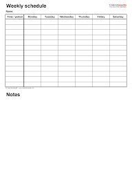 Staff rota spreadsheet template excel alternative monthly. Free Weekly Schedules For Excel 18 Templates