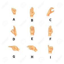 Find dictionaries and classes as well as the different forms of signing. Sign Language Latin Alphabet Letters On White Royalty Free Cliparts Vectors And Stock Illustration Image 110311100