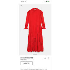 Check spelling or type a new query. Soldes Robe Longue A Volant Zara En Stock