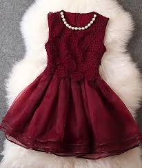 Gorgeous Wine Red Dress Embroidered Lace Dress Red Lace Dress Dresses