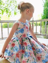 ABEL & LULA Vestido mikado estampado Rosa Abel & Lula