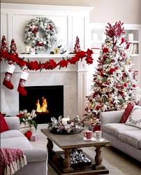 A Classic Red And White Christmas Christmas Holidaydecorations Christmasdecoratio Christmas Decorations Apartment Christmas Apartment White Christmas Decor