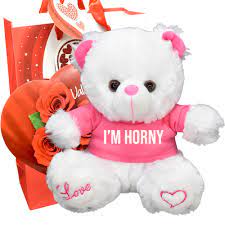 Horny teddy bear