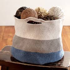 Bernat Maker Home Dec Crochet Basket Crochet Basket Pattern Free Bernat Yarn Crochet Basket Pattern