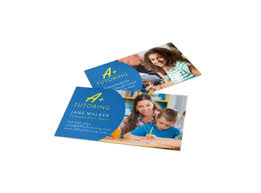 Best for travel and purchase protection: Language School Business Card Template Mycreativeshop