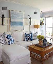 And while coastal style rooms can certainly be enjoyed anywhere, there are special factors to keep in mind when decorating a home that truly is located by the ocean. Coastal Living Room Makeover Ideas Easy Inexpensive Changes Coastal Style Living Room Farm House Living Room Beach Theme Living Room
