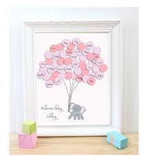 Baby Shower Guest Book Elephant Balloon Guest Book Etsy Baby Shower Guest Book Baby Shower Guest Baby Shower Themes Neutral