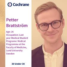 Cochrane 30 under 30...Träffa Petter Brattström från Cochrane Sweden